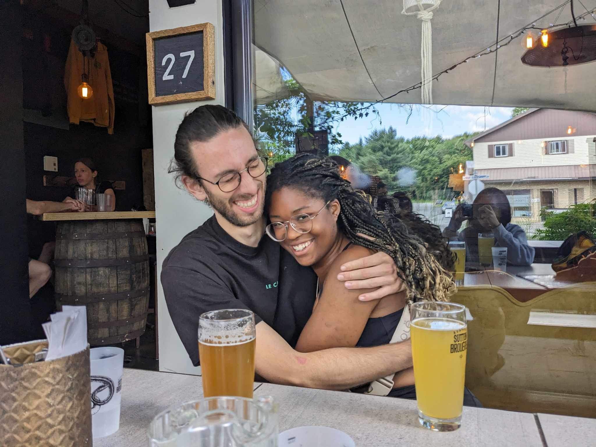 Cocktail sur la terrasse